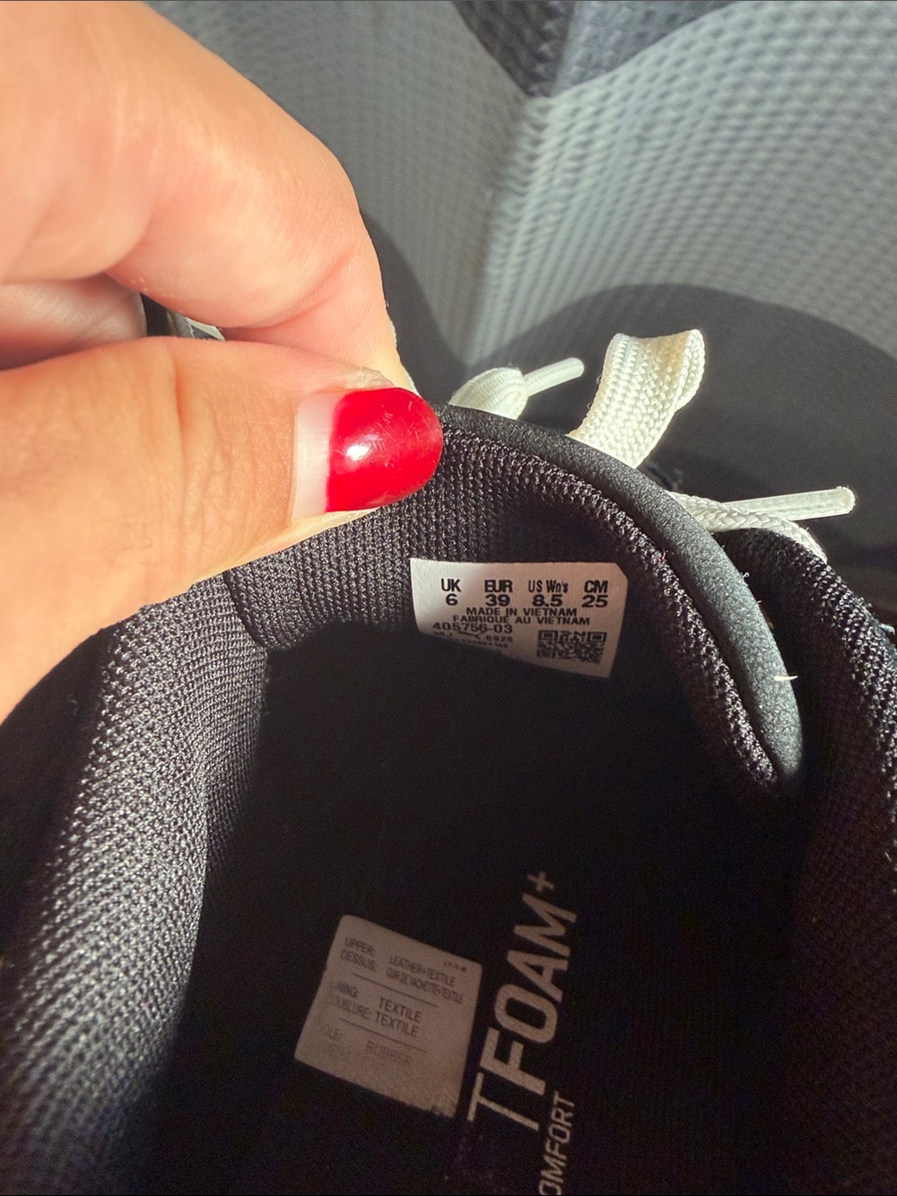 Puma Black and Cream Low-Top Sneaker - Picture 4 of 4